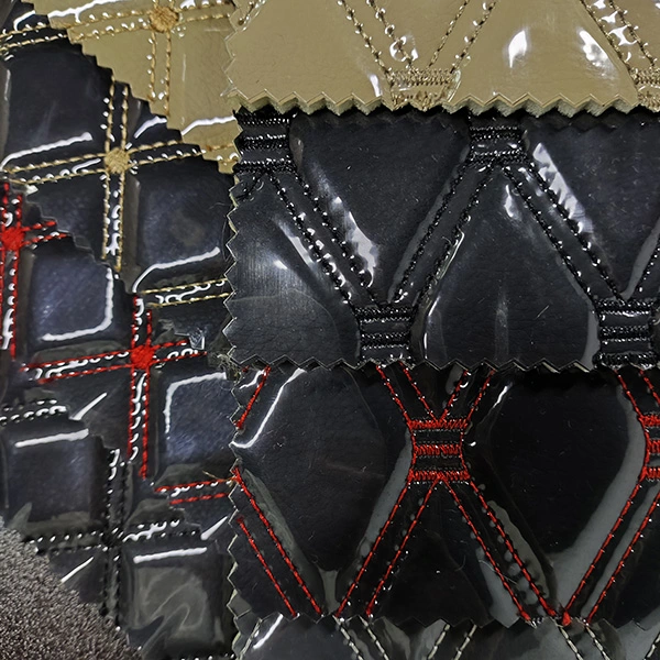 Kulit Sulaman Dengan Cadar PVC Jelas